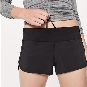 Black Lululemon speed shorts